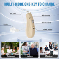 Noise-reducing rechargeable hearing aids for musicians