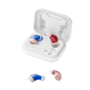 Flaygo Rechargeable Hearing Aids for Seniors with Hearing loss,Super-mini, Auto-On/Off